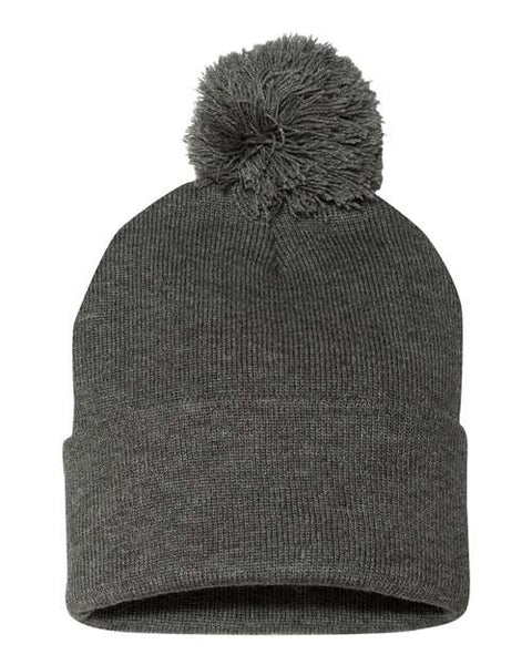 Sportsman - SP15 - 12" Pom-Pom Cuffed Beanie