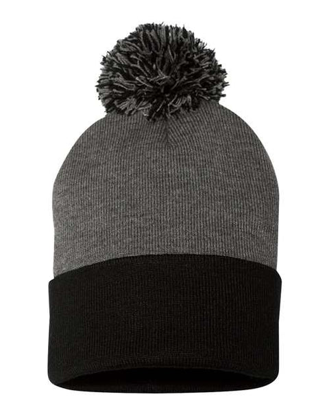 Sportsman - SP15 - 12" Pom-Pom Cuffed Beanie