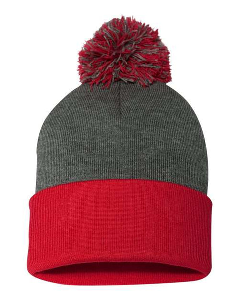 Sportsman - SP15 - 12" Pom-Pom Cuffed Beanie