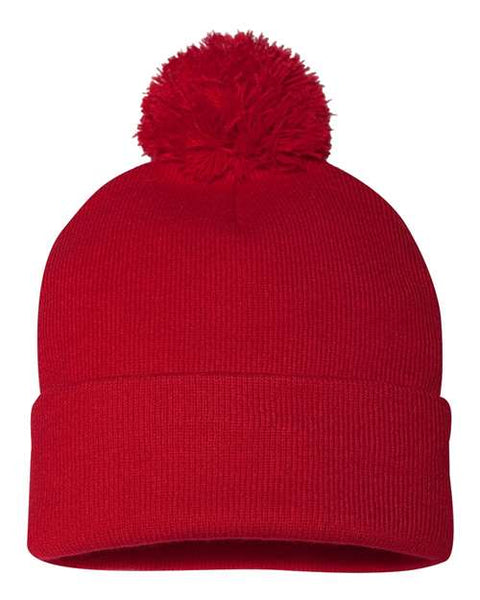 Sportsman - SP15 - 12" Pom-Pom Cuffed Beanie