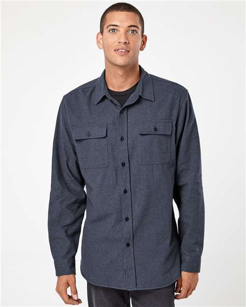 Burnside - 8200 - Solid Long Sleeve Flannel Shirt