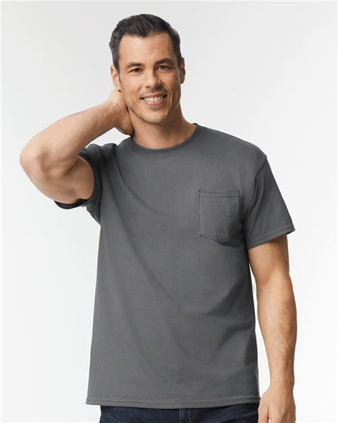 4467 Casual Cotton Pocket Tshirt