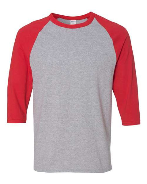 Gildan - 5700 - Heavy Cotton™ Raglan Three-Quarter Sleeve T-Shirt