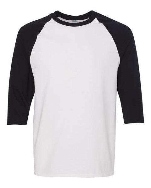 Gildan - 5700 - Heavy Cotton™ Raglan Three-Quarter Sleeve T-Shirt