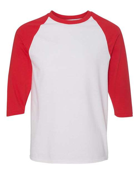 Gildan - 5700 - Heavy Cotton™ Raglan Three-Quarter Sleeve T-Shirt