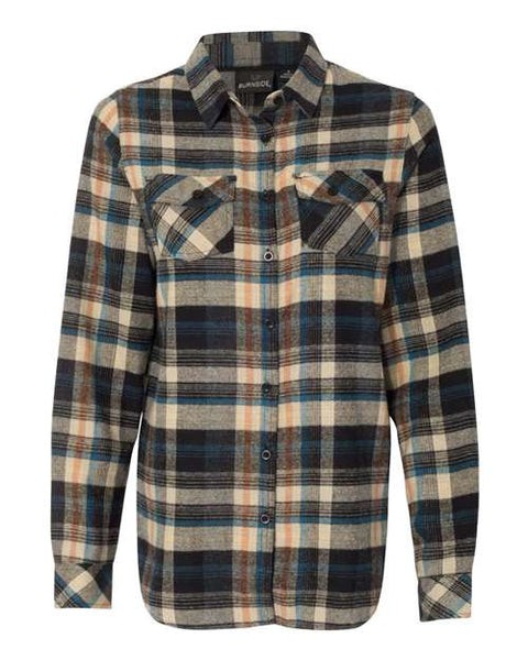 Burnside - 5210 - Women's Yarn-Dyed Long Sleeve Flannel Shirt