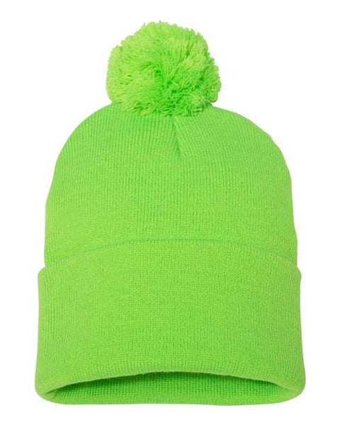 Sportsman - SP15 - 12" Pom-Pom Cuffed Beanie