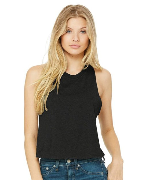 6282 Womens Racerback Crop Tank