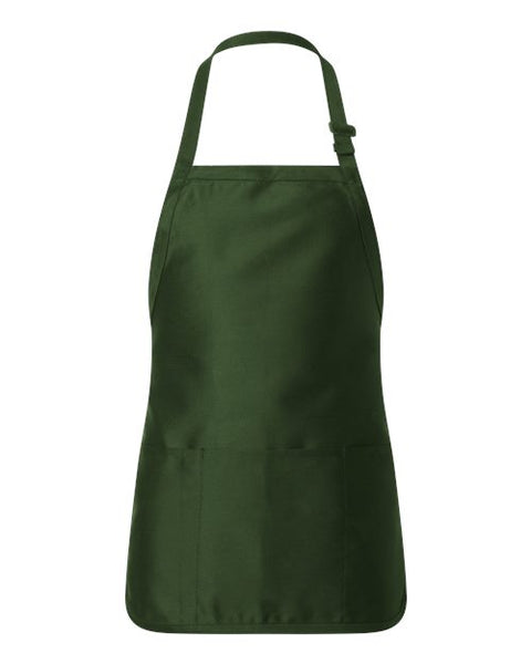 Q-Tees - Q4250 - Full-Length Apron with Pouch Pocket