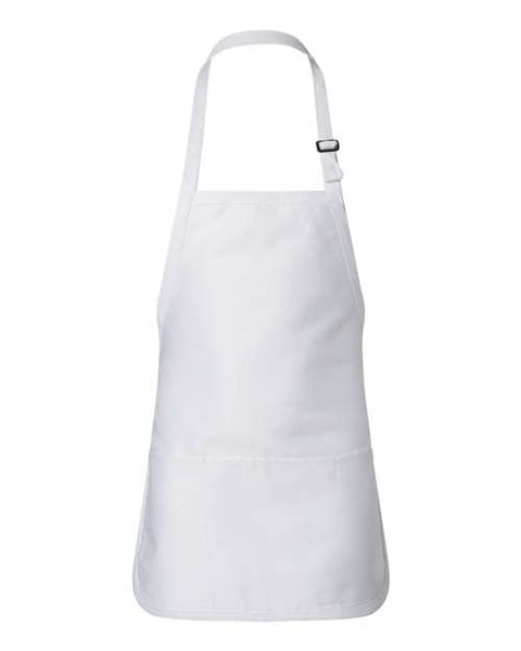 Q-Tees - Q4250 - Full-Length Apron with Pouch Pocket