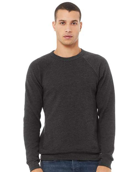 BELLA + CANVAS - 3901 - Sponge Fleece Raglan Crewneck Sweatshirt