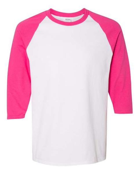 Gildan - 5700 - Heavy Cotton™ Raglan Three-Quarter Sleeve T-Shirt