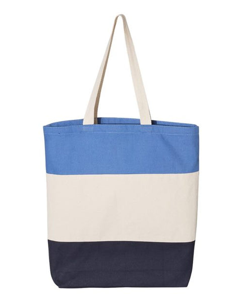 Q-Tees - Q125900 - 11L Tri-Color Tote