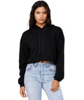 6891 Womens Crop Fleece Hoodie