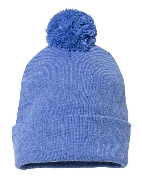 Sportsman - SP15 - 12" Pom-Pom Cuffed Beanie