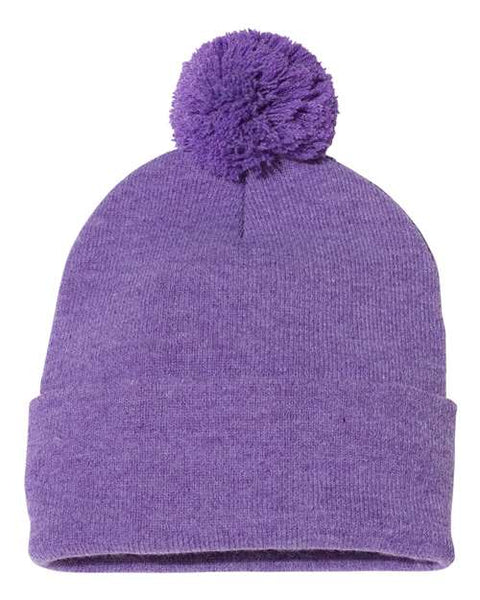 Sportsman - SP15 - 12" Pom-Pom Cuffed Beanie