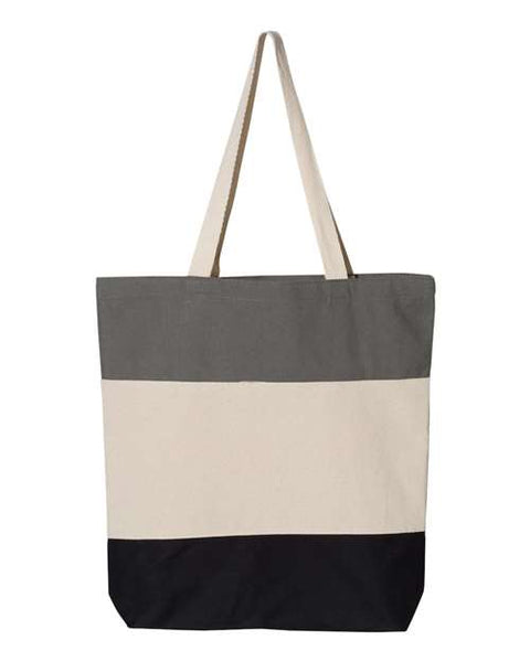 Q-Tees - Q125900 - 11L Tri-Color Tote