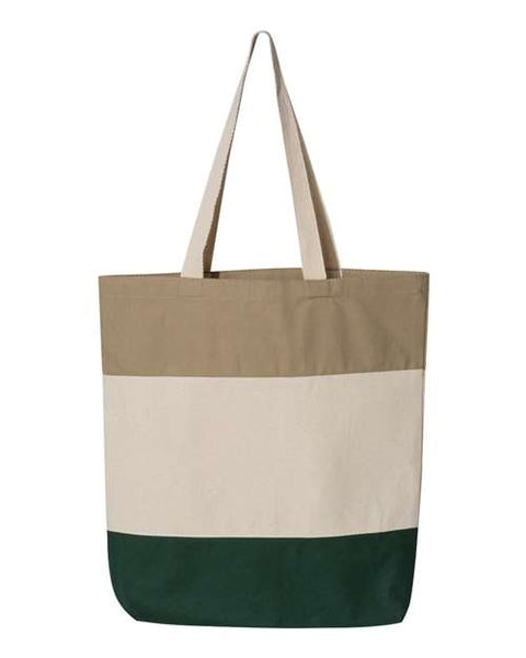 Q-Tees - Q125900 - 11L Tri-Color Tote