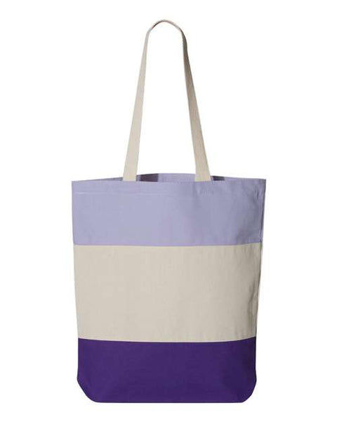 Q-Tees - Q125900 - 11L Tri-Color Tote