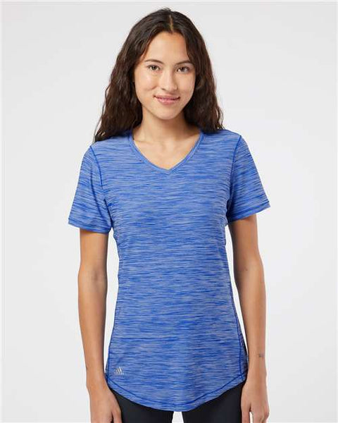 Adidas - A373 - Women's Mèlange Tech V-Neck T-Shirt