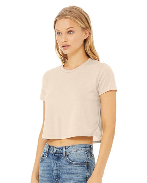 7216 Womens Flowy Crop Tee