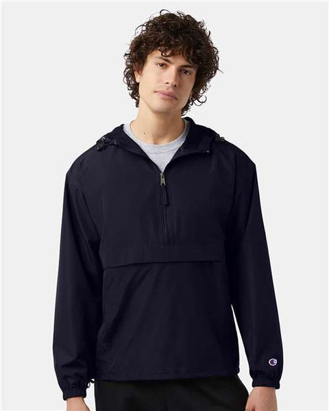 Champion - CO200 - Hooded Packable Quarter-Zip Jacket