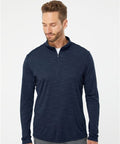 Melange Quarter Zip Pullover