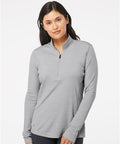 Melange Quarter-Zip Pullover 