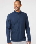 Textured Quarter Zip Pullover