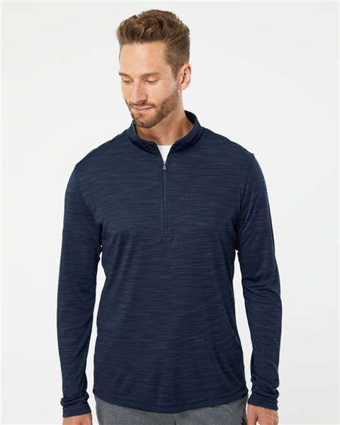 Adidas - A475 - Lightweight Mélange Quarter-Zip Pullover