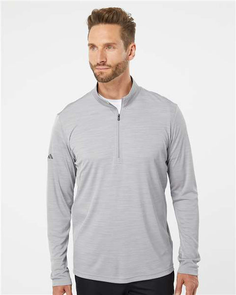 Adidas - A475 - Lightweight Mélange Quarter-Zip Pullover