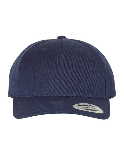 YP Classics - 5789M - Premium Five-Panel Curved Visor Snapback Cap