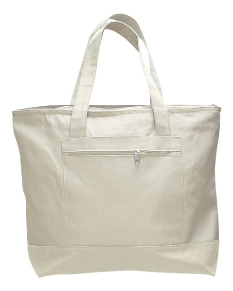 Q-Tees - Q1300 - 19L Zippered Tote