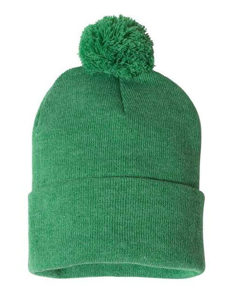 Sportsman - SP15 - 12" Pom-Pom Cuffed Beanie