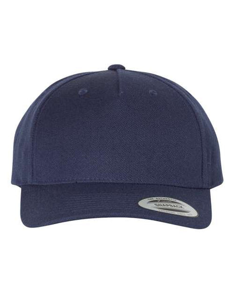 YP Classics - 5789M - Premium Five-Panel Curved Visor Snapback Cap