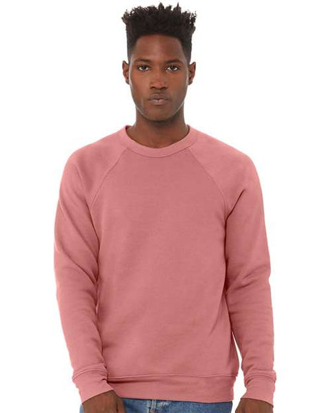 BELLA + CANVAS - 3901 - Sponge Fleece Raglan Crewneck Sweatshirt