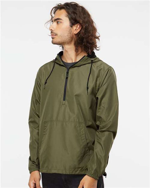 Independent Trading Co. - EXP54LWP - Lightweight Quarter-Zip Windbreaker Pullover Jacket