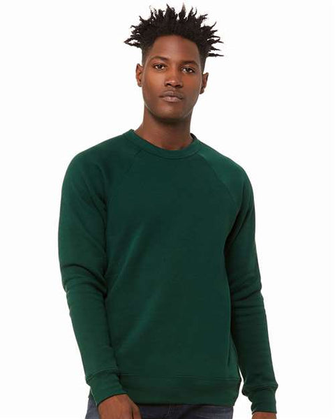 BELLA + CANVAS - 3901 - Sponge Fleece Raglan Crewneck Sweatshirt