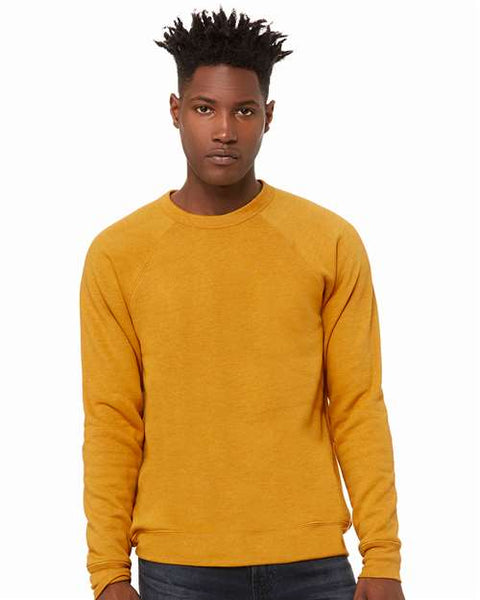 BELLA + CANVAS - 3901 - Sponge Fleece Raglan Crewneck Sweatshirt