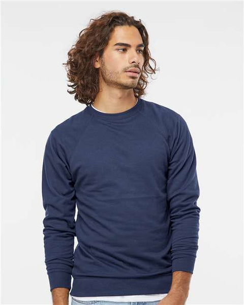 Independent Trading Co. - SS1000C - Icon Lightweight Loopback Terry Crewneck Sweatshirt