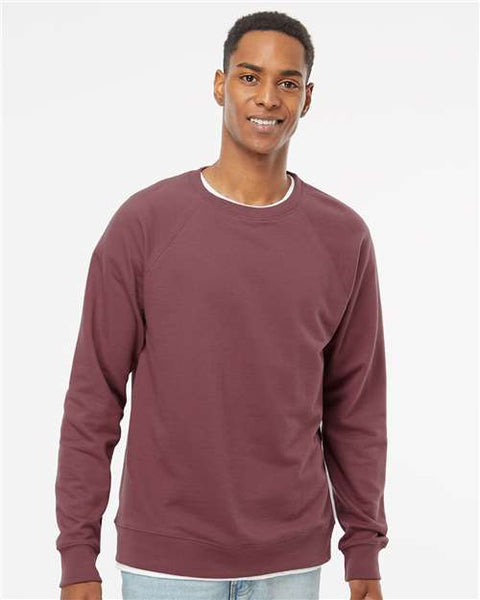 Independent Trading Co. - SS1000C - Icon Lightweight Loopback Terry Crewneck Sweatshirt