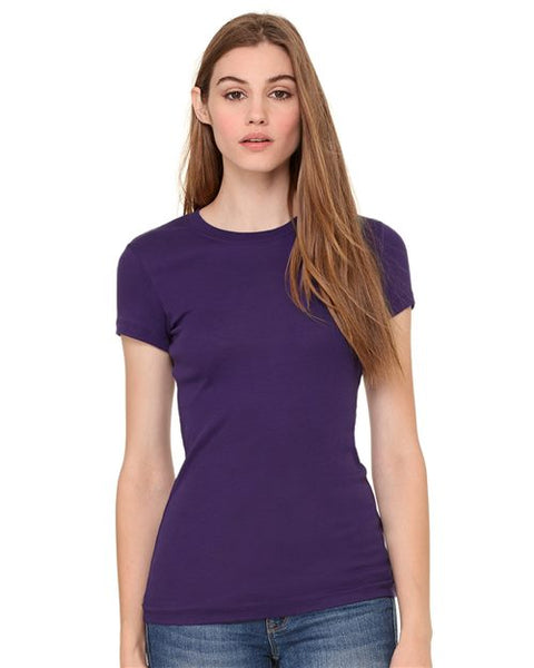 900 Womens Sheer Mini Rib Tee