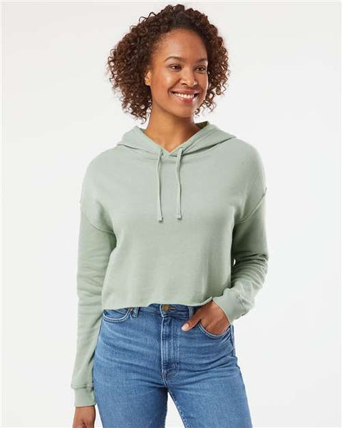 Independent Trading Co. - AFX64CRP - Women’s Lightweight Crop Hooded Sweatshirt