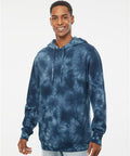 9795 Midweight Tie Dyed Hooded Sweatshirt