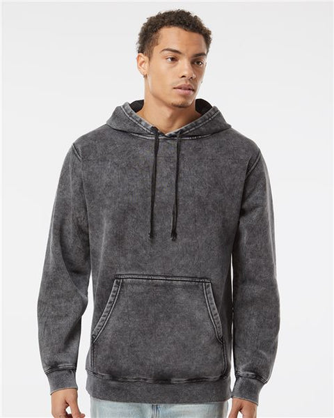 9808 Midweight Mineral Wash Hooded Sweatshirt