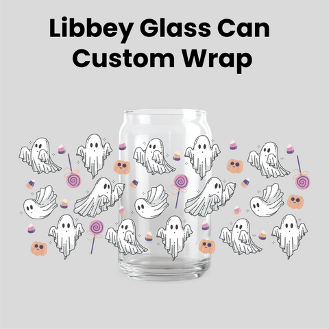 Libbey Can Glass Full Wrap